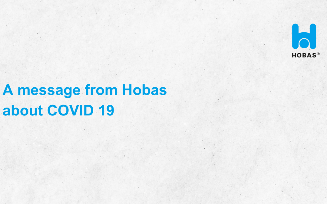 A message from Hobas about COVID 19